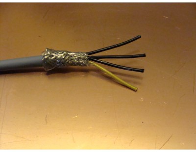 4 Core Screened Cable 0.5mm 